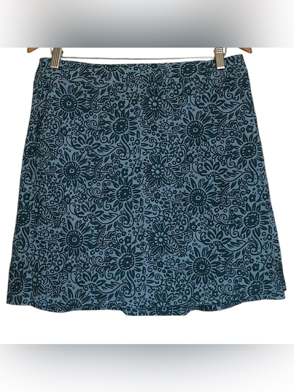 RipSkirt Hawaii Women’s Wrap Skirt Size M Length 2 Blue Beach Pool Resortwear